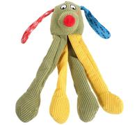 ifundom Interactive Squeaky Dog with Crinkle Sound for Small and Medium Breeds, Sturdy Puppy Chew for Boredom Relief and Teeth Cleaning, Self-play Stimulating Pet for Busy Dogs