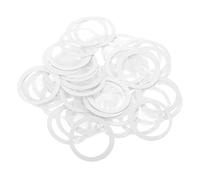 ifundom Kazoo Membranes Universal Musical Instrument Accessories for Flute 50pcs Abs Material Lightweight Flute Professional Diaphragms Practical