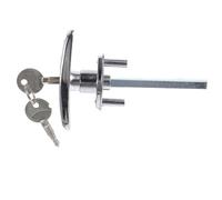 ifundom Keyed T-Handle Garage Door Lock Replacement Kit Die-cast Metal Emergency Release Lock for Flap Doors Suitable for Homes Hotels Banks and Schools