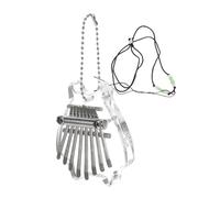 ifundom Keys Mini Kalimba Thumb Piano Crystal Musical Instrument Portable Small Piano for Beginner Practice Finger African Harp Style