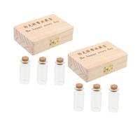 ifundom Lanugo Umbilical Cord Storage Box Wood Keepsake Box for Haircut and Tooth Memory