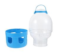 ifundom Large Capacity Pvc Bird Water Dispenser for Parrots and Doves, Easy to Use Detachable round Water Feeder Suitable for Home Decoration Random Color