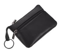 ifundom Leather Coin Purse Keychain with Zipper Closure, Small Change Purse for Daily Use and Shopping, Compact Wallet for Holding Coins and Cards