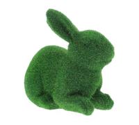 ifundom Lifelike Moss Bunny Statue Resin Flocked Rabbit Figurine Garden Ornament for Lawn Decor Cute Grass Rabbit Sculpture for Outdoor Home Display