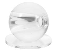 ifundom Lightweight Billiards Technique Training Ball Transparent Cue Correction Tool for Snooker Fundamentals Precision Stroke Trainer with Hole for Enhanced Skills