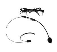 ifundom Lightweight Flexible Head-mounted Microphone Headset for Stage Performance Presenters Teachers and Tour Guides Professional Black Headset Mic for Speaking and Extended Use