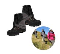 ifundom Lightweight Nylon Hiking Gaiters with Adjustable Elastic Top for Sand Mud Snow Protection Breathable Outdoor Walking Boot Covers for Men and Women Random Color