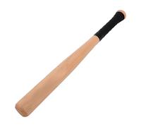 ifundom Lightweight Portable Wooden Baseball Bat for Training Retro Design with Logo and Handle Strap Suitable for Youth and Adult Outdoor Sports