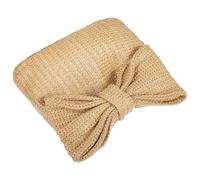 ifundom Lightweight Straw Clutch Bag with Bow Accent for Women, Large Capacity Handbag in Khaki, Versatile Use for Beach and Daily Use, Stylish Summer Woven Pouch