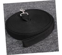 ifundom Long Nylon Pet Training Leash with Alloy Clasp and Metal D-ring for Dog Cat Puppy Obedience and Walking Black