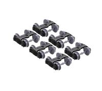 ifundom Low Maintenance Toy Train Wheels 6pcs Plastic Model Train Accessories Replacement Parts Diy Craft Kit Model Railway