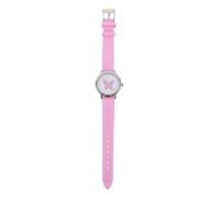 ifundom Luminous Cartoon Watch with Butterfly Strap Quartz Analog Timepiece for Learning to Read Lovely Pink S Wristwatch