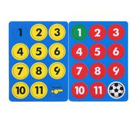 ifundom Magnetic Soccer Coaching Counters for Notice Board with Precise Positioning and Flexible Magnet Replacement, Round PC Magnets for Magnetic Or Metal Surfaces, for Classroom