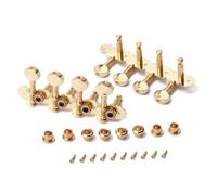 ifundom Mandolin Guitar Machine Heads Tuning Pegs 4L4R Set with Mounting Screws and Ferrules for 8-String Mandolin Right and Left Handed Guitar Tuning Keys Replacement