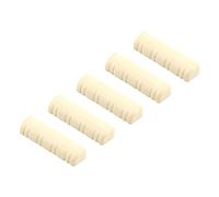ifundom Mandolin Nuts Lightweight Beige Plastic 5pcs Replacement Accessories Simple and Stylish that Delay Tones and Provide Resonance Mandolin Instrument Parts for 8 String Instruments