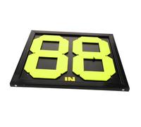 ifundom Manual Football Substitution Board for Soccer Referees Double-sided Player Change Sign with Fluorescent Numbers Essential Match Equipment for Accurate Player Management and Fair