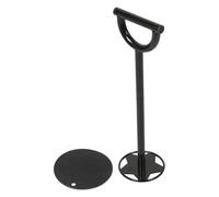 ifundom Manual Garbage Trash Can Compactor with Sturdy Carbon Steel Construction, Waste Compression Tool for Kitchen and Home Use, Black round Trash Tamper Reducing Waste Volume