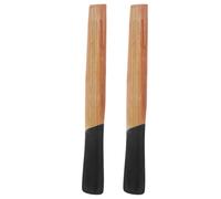 ifundom Masonry Hammer Replacement Handle 9.84In Wood Grip Crack-Resistant Design - Includes 2pcs for Bricklaying and Construction Use