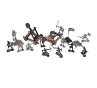 ifundom Medieval Soldier Chariot Model Set, Simulated Military Equipment for ’s Pretend Play, Armored Fighting Vehicle Desktop Ornament,