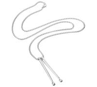 ifundom Men’S Stainless Steel Drumsticks Necklace, Punk Rock Drum Stick Pendant Jewelry for Drummers, Cool Musical Accessory Gift for Band and Concert Wear