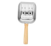 ifundom Metal Cat Litter Scoop with Handle Non-stick Stainless Steel Sifting Tool for Efficient Cleanup for Cats and Kittens Compact and Portable Design