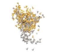 ifundom Metal Nail Charms Easy to Apply 200pcs for Nail Art Decoration with Sharp Pointed Tips for Manicure and Clothing Accessories
