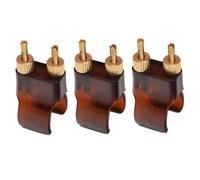 ifundom Metal String Adjusters Random Color 3pcs Erhu String Fine Tuners for Precise Musical Quick Tuning and Simple Installation, Abs and Brass Material for Flat Bar Bowed Instrument