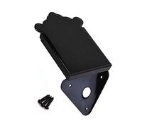ifundom Metal Tailpiece for Mandolin Triangle Shape Mandolin Parts Black Enhance Tone Quick String Replacement