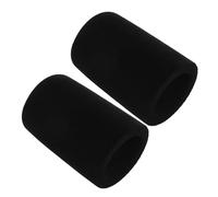 ifundom Microphone Mic Filter Foam Cover Black Flocked Windscreen 2pcs Anti- Sponge Compatible with Fifine K688 for Podcast, Dj, Karaoke, and Live Streaming