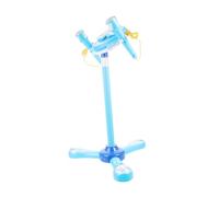 ifundom Microphone Toy for Kids Dual Microphones Pink Touch Karaoke Singing Toy Connects to Phone for Girls Birthday Parties and Family Gatherings