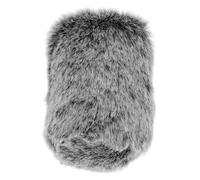 ifundom Microphone Windscreen Cover Furry Mic Filter for Live Streaming Noise Reduction Protector Black White Grey Options Compatible Microphones and Lightweight Design