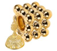 ifundom Middle Eastern Ceramic Incense Burner Portable Cube Shape with Gold Detail for Eid Mubarak Celebration and Meditation Use