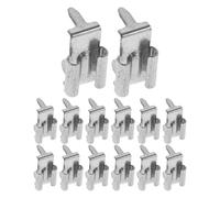 ifundom Mini Fuse Holder Clip Quick Installation 50pcs Automotive Metal Alloy Construction with Compact and Portable Design for Glass Tube Fuses