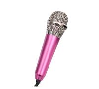 ifundom Mini Microphone Wireless Speaker Portable Aluminium Alloy Super Light Weight Easy to Carry Cable Length 150cm with Earphones for Computers Laptops Random Color