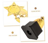 ifundom Mini Pentagram Star Competition Trophy for Award Trophy Cup with Plastic Base for Kindergarten and Primary School Rewards Smooth Surface Educational Prize for Boys