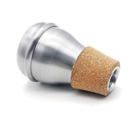 ifundom Mini Portable Brass Trumpet Mute, Device Muffler Aluminium Lightweight Accessory, with Good Intonation and Sound Quality for Jazz Practice