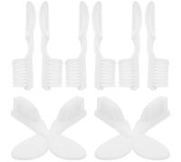 ifundom Mini Prison Toothbrushes Portable Size with Soft Nylon Bristles 10pcs and Anti-Slip Plastic Handle Preventing Suicide for Inmates in Prisons and Rehabilitation Centers