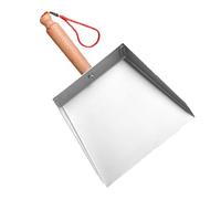 ifundom Mini Stainless Steel Dustpan for Tabletop Cleaning Small Portable Scoop with Short Handle Household Duty Tool for Narrow Spaces Bookshelves Cabinets and Workshop Use