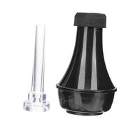 ifundom Mini Trumpet Straight Mute Set for Trumpet Practice Lightweight Abs Tone Lowering Mute Convenient Carry Brass Instrument Accessory Lovers
