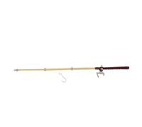ifundom Miniature Fishing Rod Dollhouse Accessory Detailed Tiny Fishing Pole for Boy Girl and Pretend Play Realistic Decoration for Dollhouse Enthusiasts and Collectors