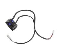 ifundom Motorcycle Horn Button for Scooter with Headlight and Turn Signal Control Switch, Light Signal Button for Daily Commuting and Touring, Compatible Scooter Handlebar Modification