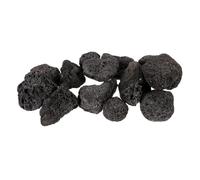ifundom Natural Volcanic Rock Decorative Stones for Aquarium and Plant Pots with Porous Structure, Enhances Plant Growth, Versatile Use, Large Bag of Rustic Black Lava Rocks for Garden