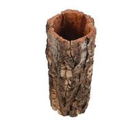 ifundom Natural Wood Hollow Tree Trunk Reptile Hideout with Realistic Tree Bark Surface and Private Resting Space for Lizards and Bearded Dragons Suitable for Rainforest Decor and Tank