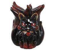 ifundom Nine-tailed- Random Random Color Crystal Base Stand Resin Lifelike Decorative Resin Holder for Home Decor and Office Display in Tea Rooms
