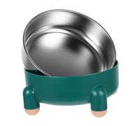 ifundom Non Slip Stainless Steel Elevated Dog Bowl Dog Food Bowl and Cats Multi Functional Pet Dish