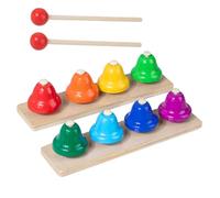 ifundom Note Hand Bells Percussion Instrument for Educational Rhythm Musical Teaching Tool Safe for Boys and Early Learning