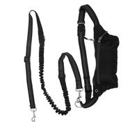 ifundom Nylon Dog Leash Waist Pack for Running Walking Training Bungee Absorbing Dog Leash Kit