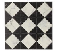 ifundom Ob11 Dollhouse Floor Tile 14.8X14.8Cm Two-Sided Retro Mini House Flooring Prop Small Wood Grain and Floral Pattern Miniature Floorboards for Dollhouse Accessories