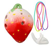 ifundom Ocarina for Boys and Girls and Beginners Six-hole Straw Ocarina Instrument Holder and Music Score