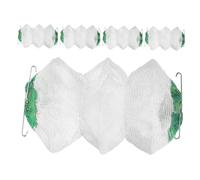 ifundom Outdoor Camping Gas Lamp Mantles 5Pcs with Densely Woven Three-Layer Mesh and Dual Iron Clips Compatible with Propane and Kerosene Lanterns